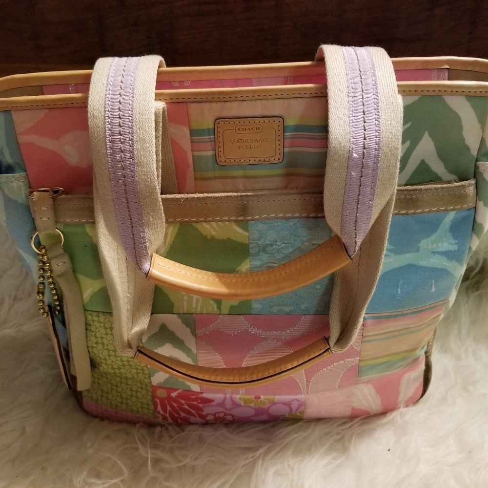Coach patchwork purse